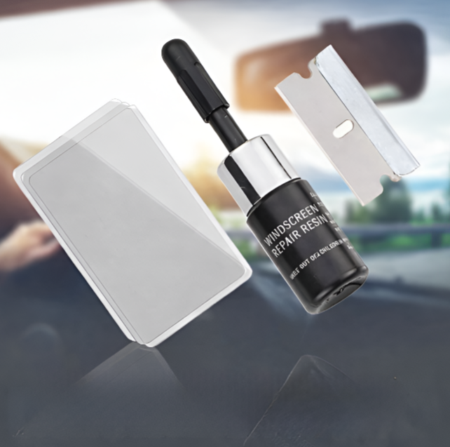 Windshield Repair Kit | Nearly Invisible Seal | Glass Repair Solution
