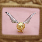 Elegant Winged Orb Ring Box – Opulent Moving Jewelry Organizer
