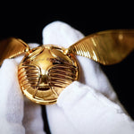Elegant Winged Orb Ring Box – Opulent Moving Jewelry Organizer