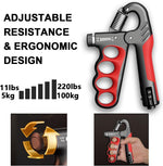 Forearm Trainer | Hand Trainer | Grip Strength Trainer up to 100 kg