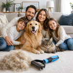 Dual-Sided Deshedding Brush for Dogs and Cats