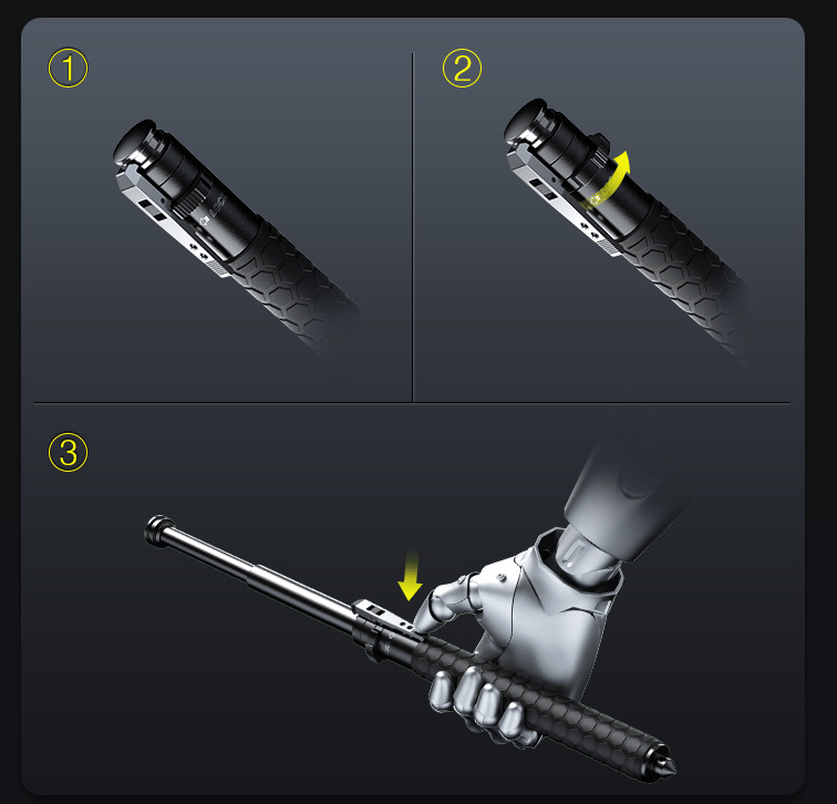 Ultimate Trekking Stick – Enhanced Safety & Stability with Every Step