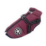 Dog Coat with Built-in Harness | Fleece Jacket