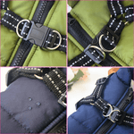 Dog Coat with Built-in Harness | Fleece Jacket