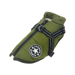 Dog Coat with Built-in Harness | Fleece Jacket