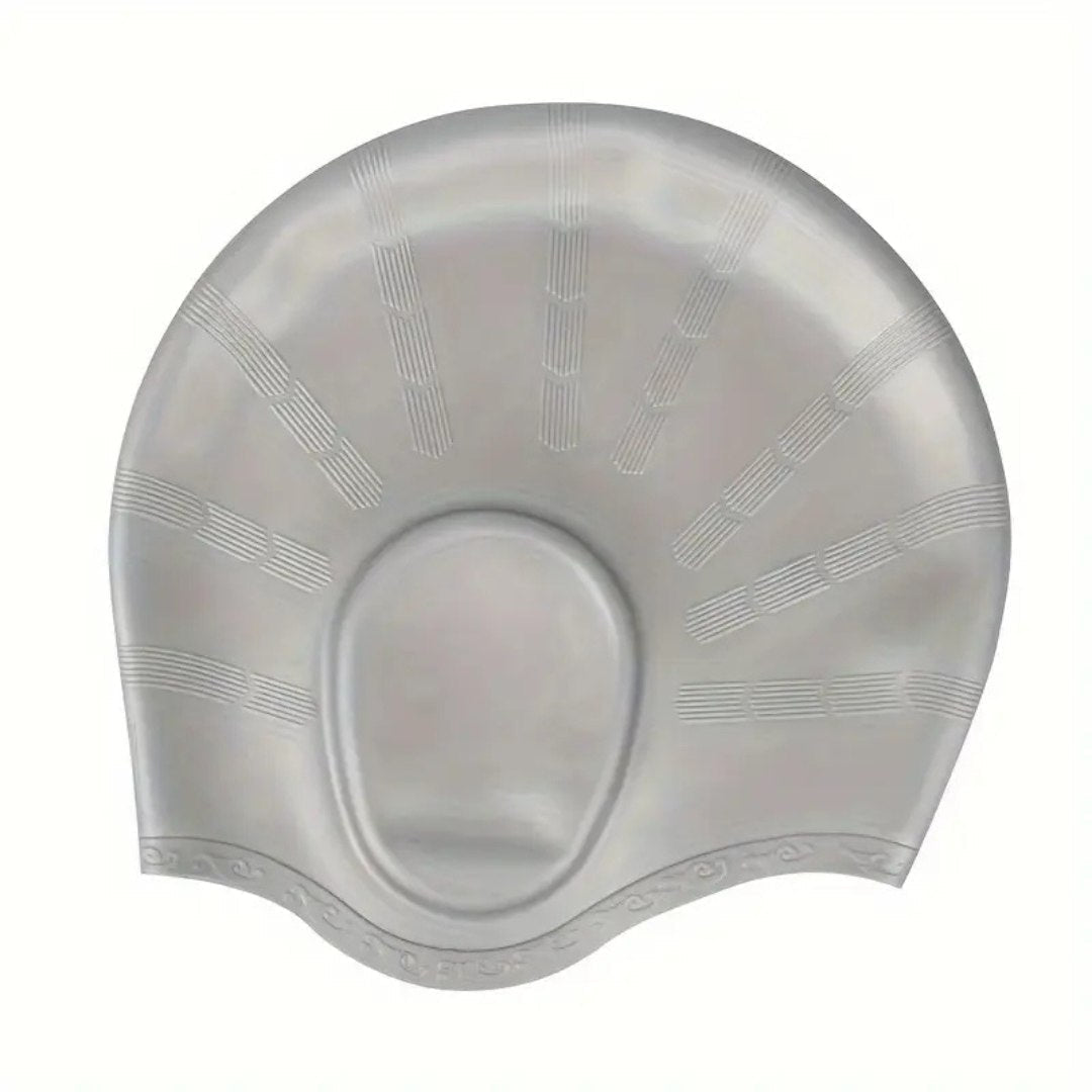 Silicone Swim Cap with Ear Protection