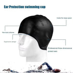 Silicone Swim Cap with Ear Protection