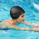 Silicone Swim Cap with Ear Protection