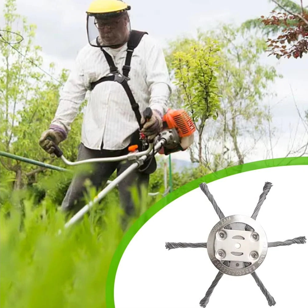 Durable Wire Brush Attachment for Grass Trimmers