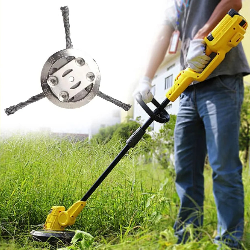 Durable Wire Brush Attachment for Grass Trimmers