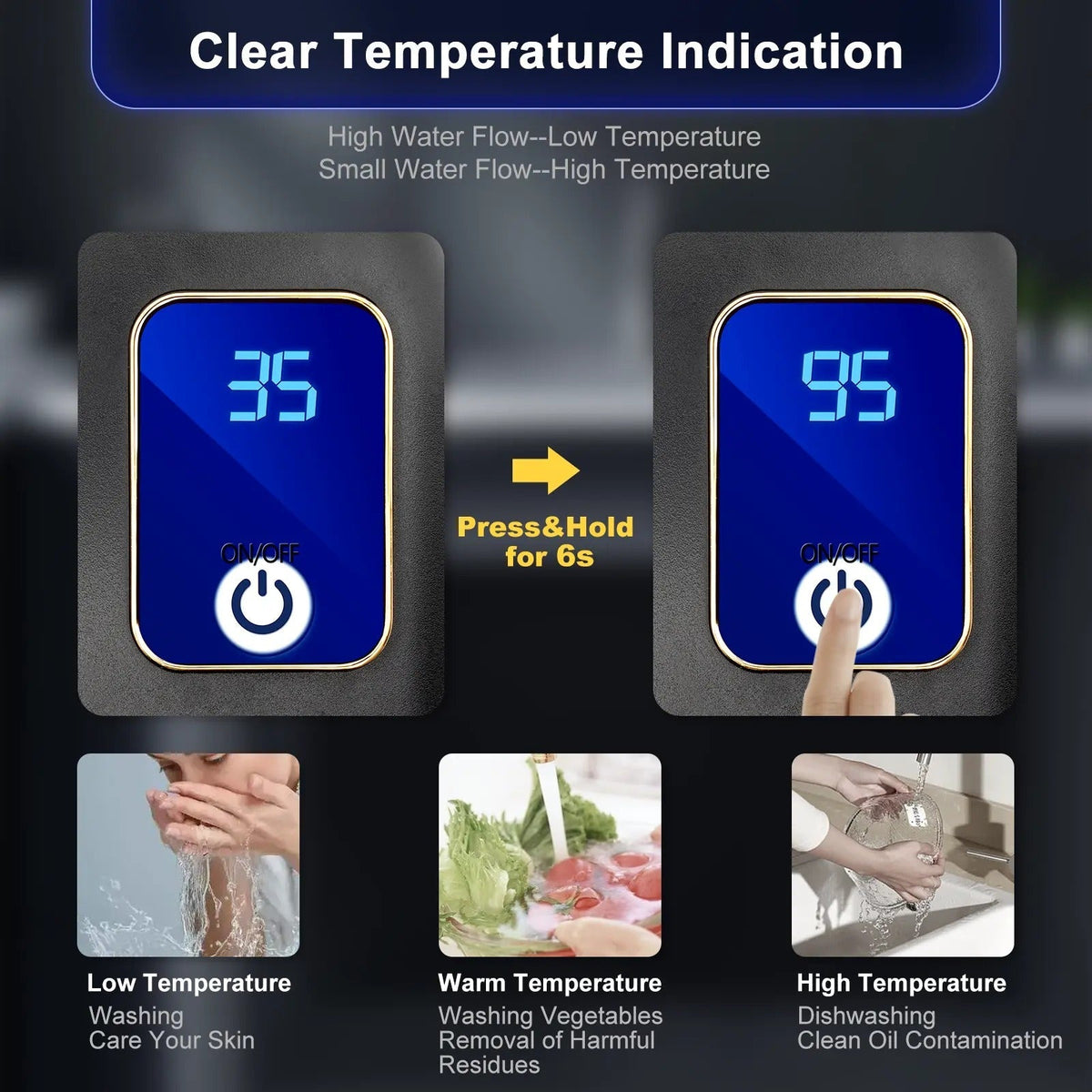 Instant Hot Water Tankless Heater