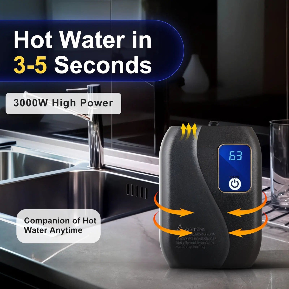 Instant Hot Water Tankless Heater