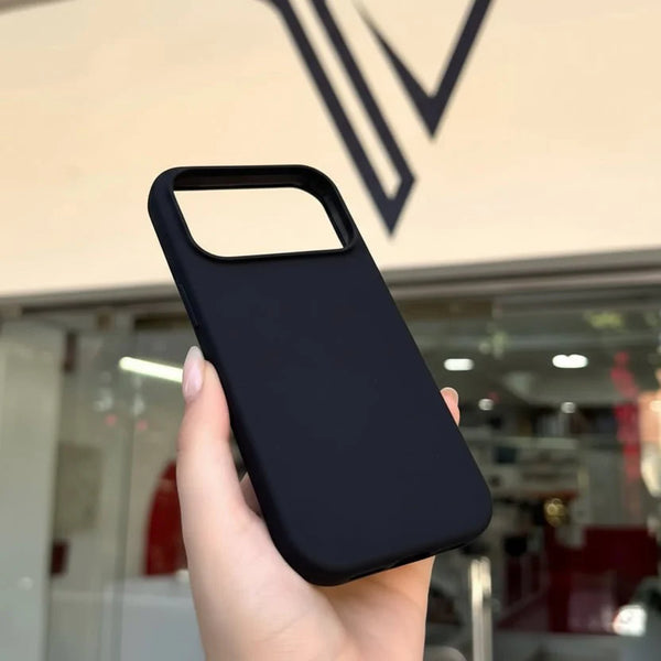 MagSafe-Compatible Silicone Case with Soft-Touch Surface for iPhone