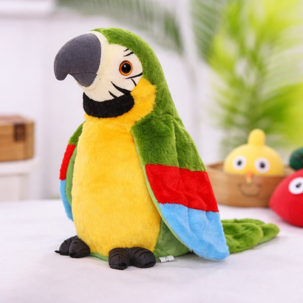 Interactive Talking Plush Parrot Educational Toy for Children