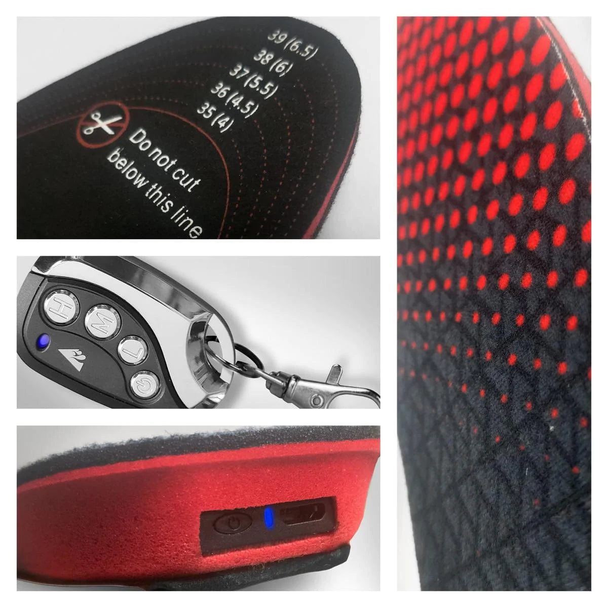 Rechargeable Wireless Heated Insoles