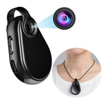 Necklace with Concealed Camera for Audio and Video Recording