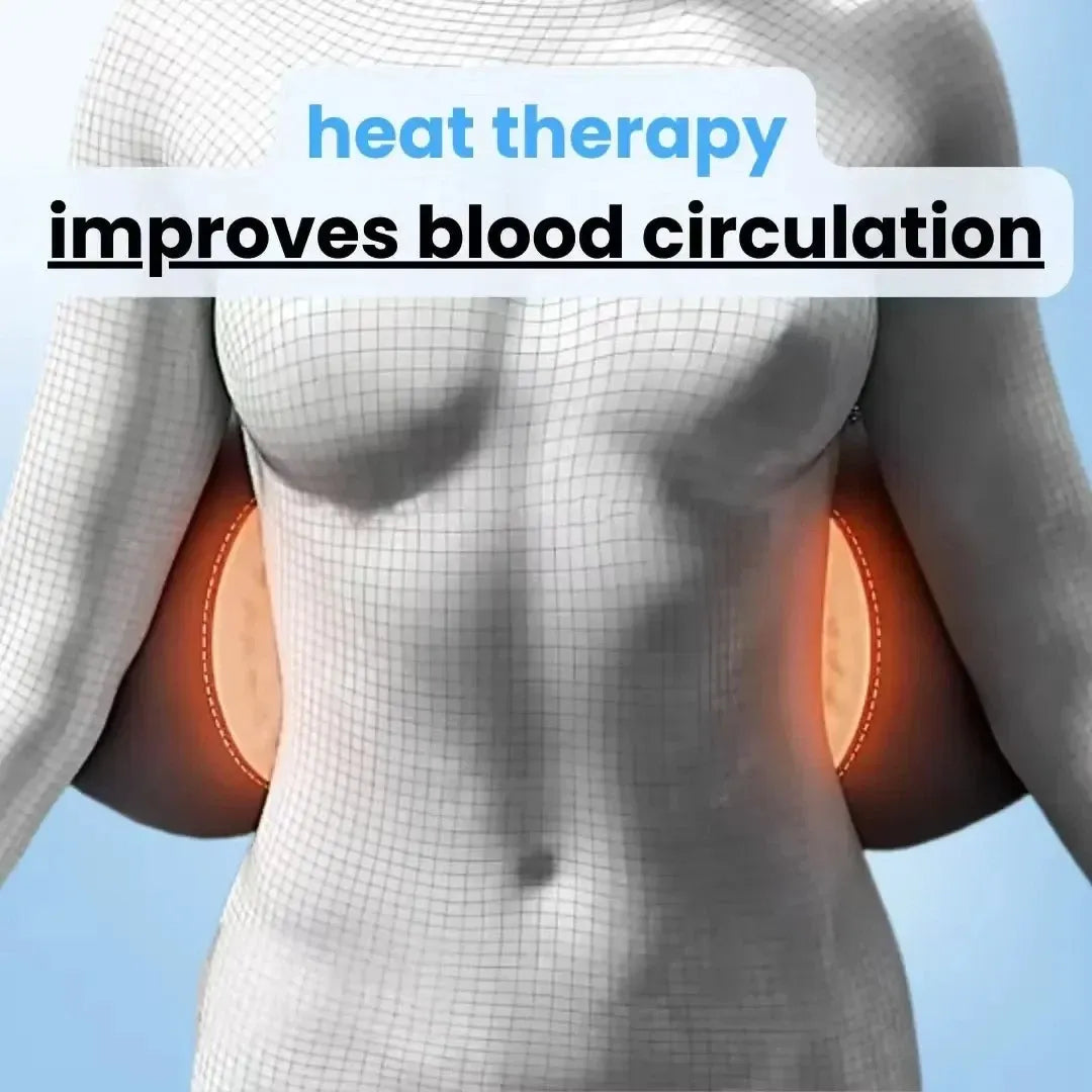 Back Pain Massager with Heat & Vibration, Support for Sciatica Relief, Lumbar Pain & Posture Correction – 3-in-1 Home Therapy