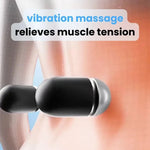 Back Pain Massager with Heat & Vibration, Support for Sciatica Relief, Lumbar Pain & Posture Correction – 3-in-1 Home Therapy
