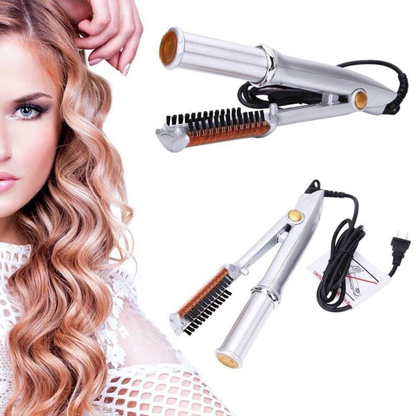 Rotating Hair Styler - Iron & Curler