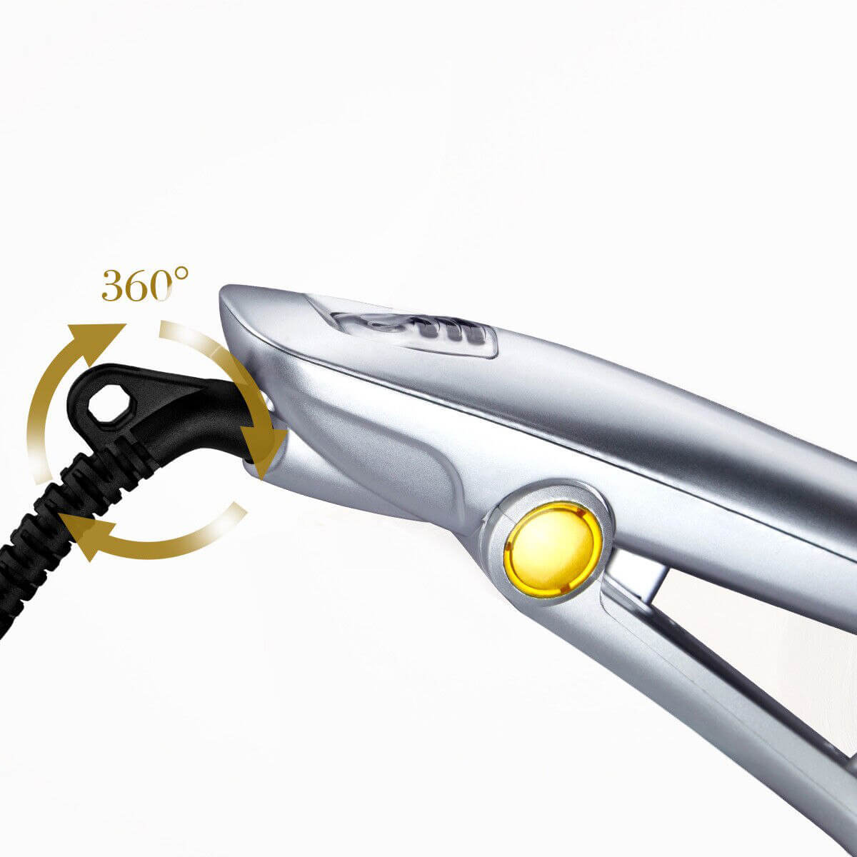 Rotating Hair Styler - Iron & Curler