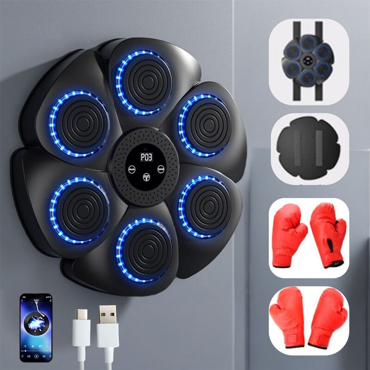 Interactive Smart Boxing Machine - Punch Technology