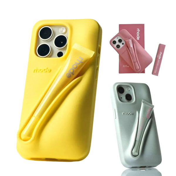 Phone Case with Lip Gloss Set for Models 13-17