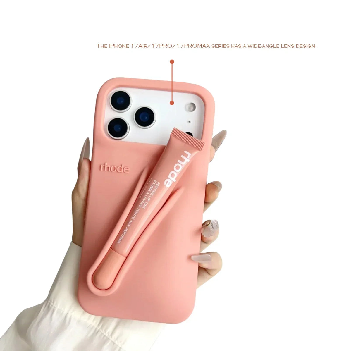 Phone Case with Lip Gloss Set for Models 13-17