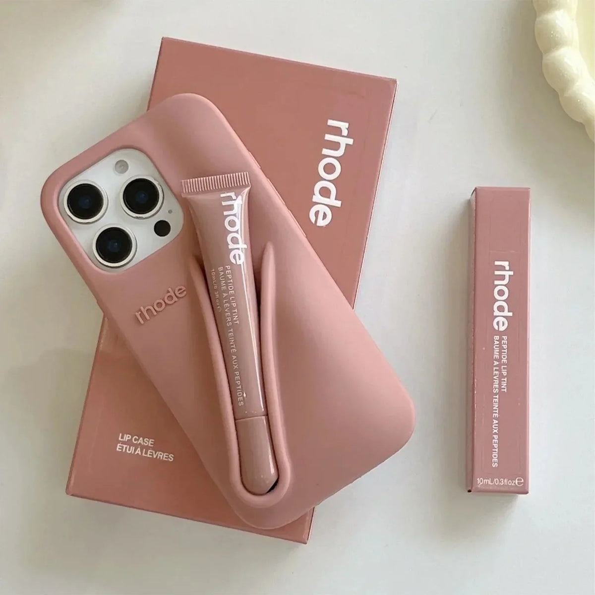 Phone Case with Lip Gloss Set for Models 13-17