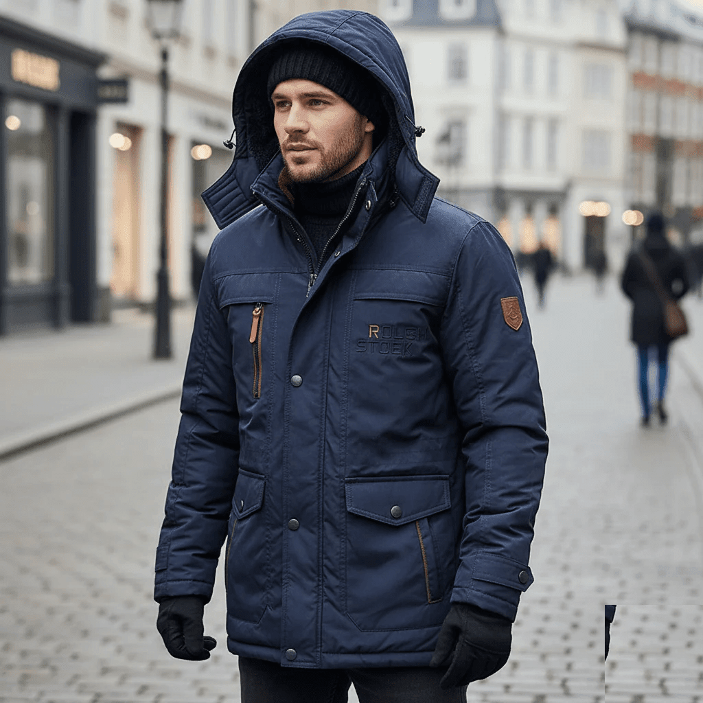 Warming Parka with Windproof Fleece Lining