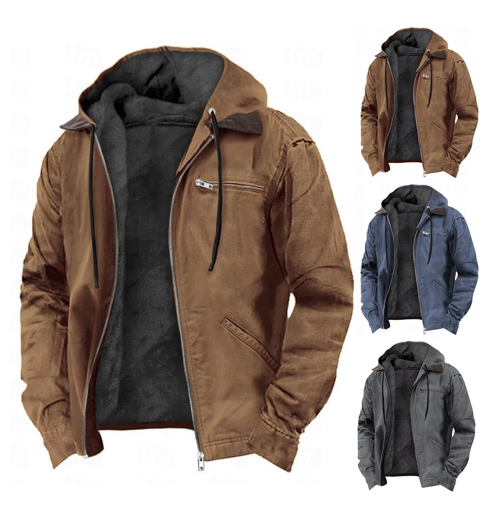Stylish Men's Jacket in Blue Perfect for Autumn