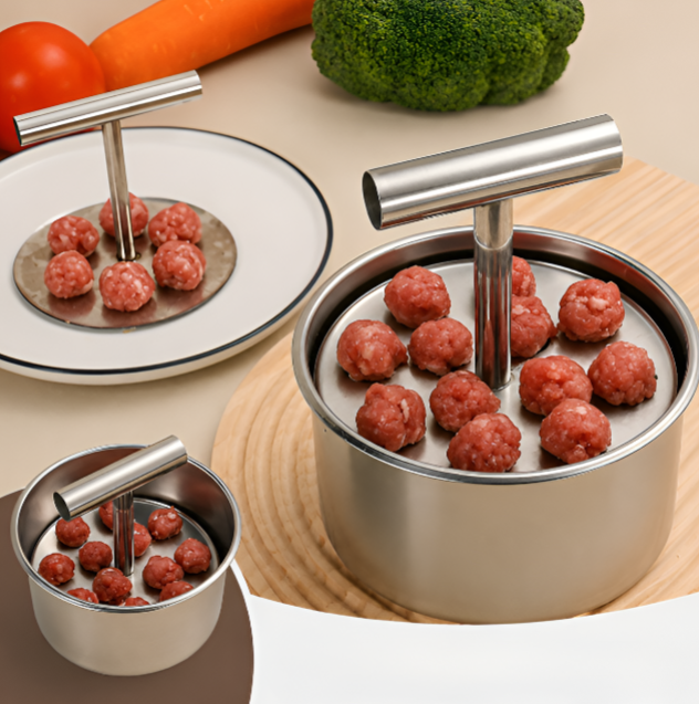 Uniform Size Stainless Steel Meatball Maker - Kitchen Helper