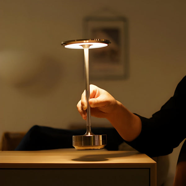 Wireless Rechargeable Table Lamp for Living Room