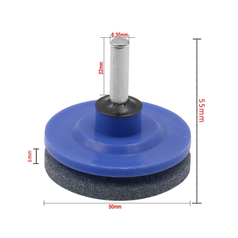 Drill-Operated Lawn Mower Blade Sharpener