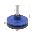 Drill-Operated Lawn Mower Blade Sharpener