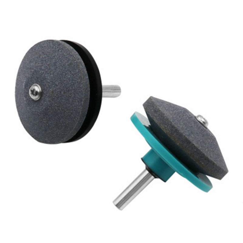 Drill-Operated Lawn Mower Blade Sharpener