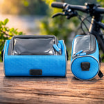 Waterproof Bicycle Handlebar Bag with Touchscreen
