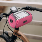 Waterproof Bicycle Handlebar Bag with Touchscreen