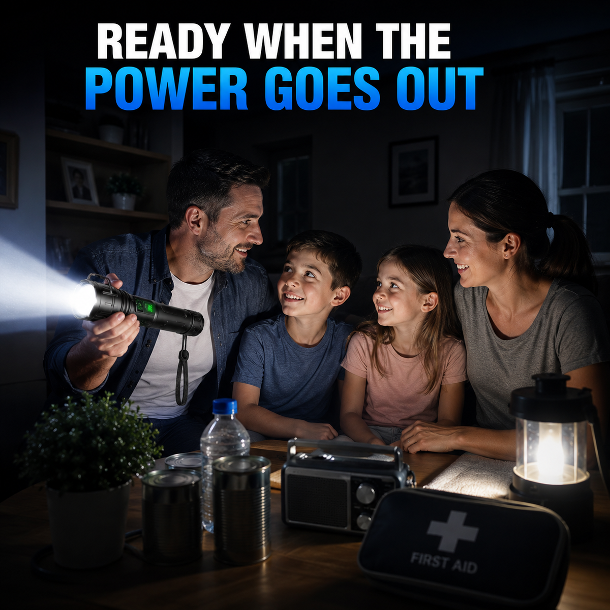Extreme Brightness Tactical Flashlight