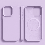 Magnetic Silicone Case with Soft-Touch Surface for iPhone