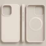 Magnetic Silicone Case with Soft-Touch Surface for iPhone