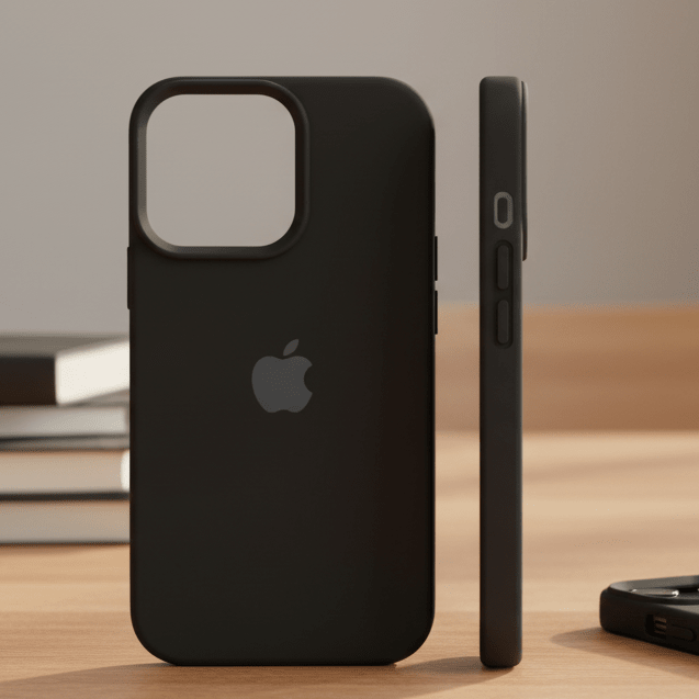 Magnetic Silicone Case with Soft-Touch Surface for iPhone