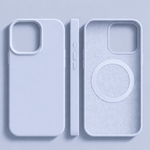 Magnetic Silicone Case with Soft-Touch Surface for iPhone