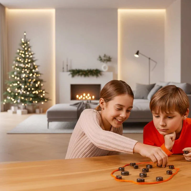 Portable Magnetic Chess Set - Ideal for Travel and Strategic Play