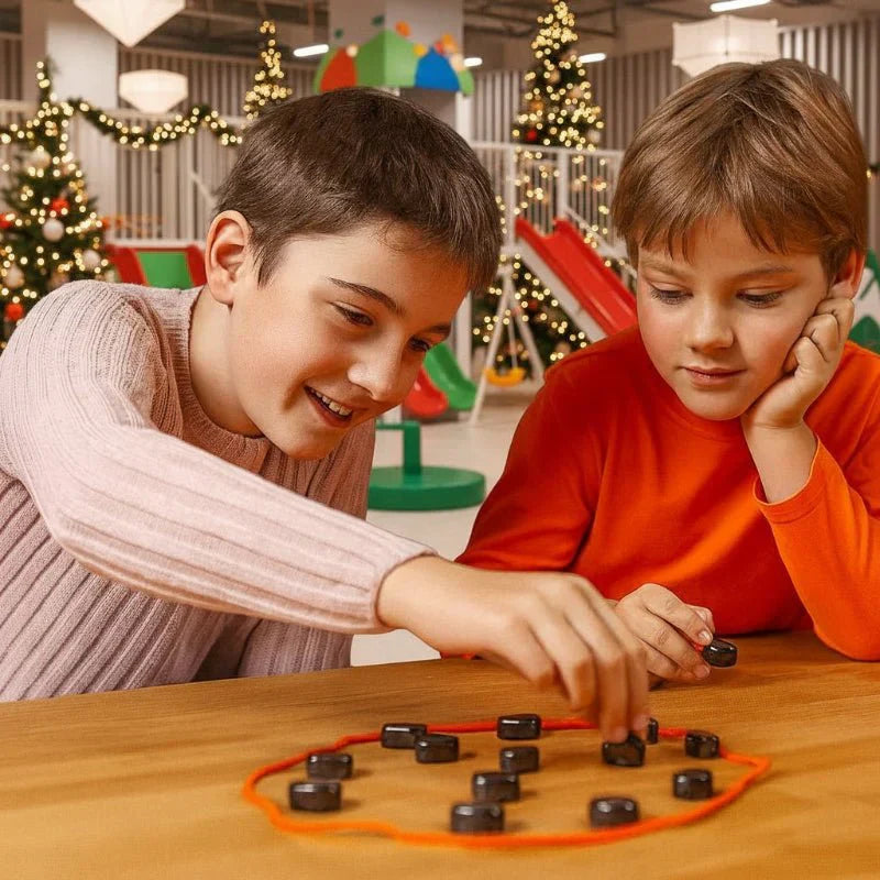 Portable Magnetic Chess Set - Ideal for Travel and Strategic Play