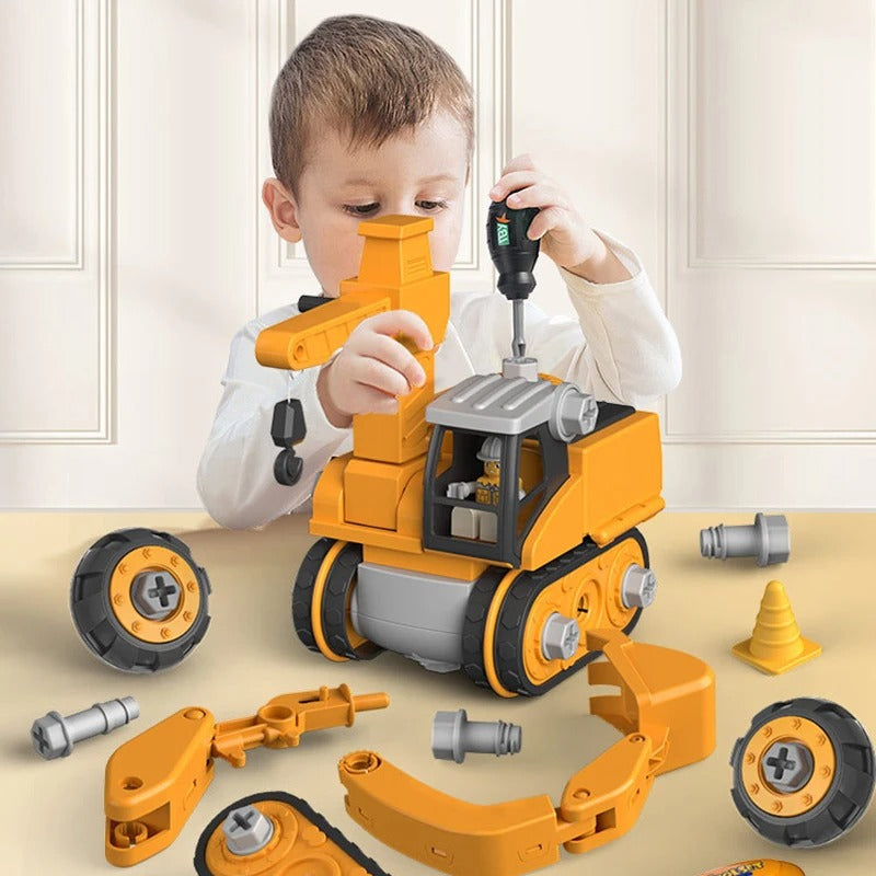 Kids' Construction Vehicle Playset – Engaging and Educational