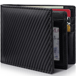Men's Bifold Genuine Leather RFID Blocking Wallet