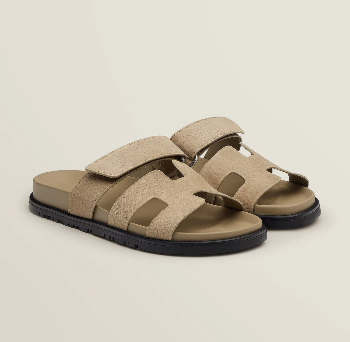 Stylish Leather Strap Sandals – Where Comfort Meets Elegance
