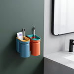 Drill-Free Mountable Toothbrush Wall Holder