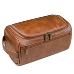 Premium Leather Toiletry Bag for Travelers