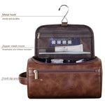 Premium Leather Toiletry Bag for Travelers